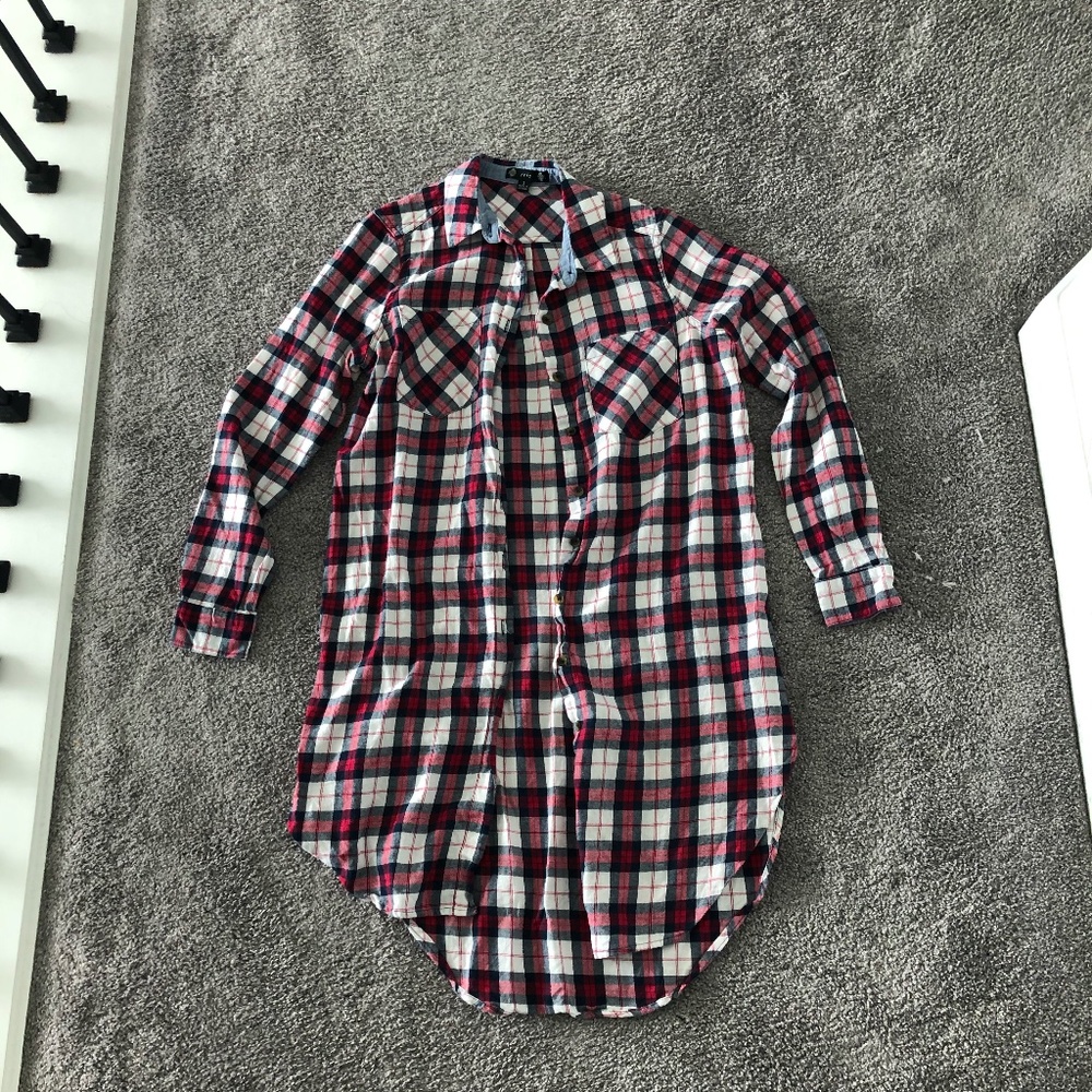 Iris Long Sleeve Flannel Nightgown/Dress